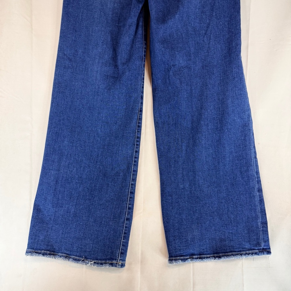RISEN JEANS Women’s Size 13/31 Denim Wide Leg High Rise Fit Stretch Style - Picture 10 of 14